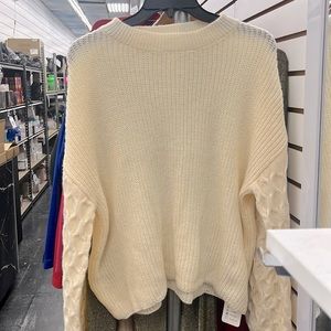 Sweater cute brand new 100% polyester Pattern Sleeve